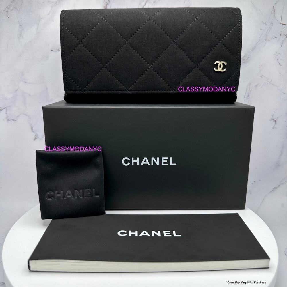 CHANEL Sunglasses Black Polarized Cat Eye CC Logo Beige - Picture 5 of 5